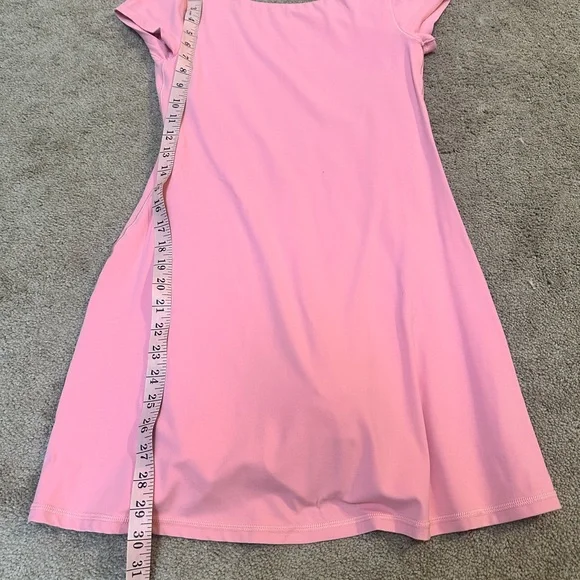 Aerie Offline Pink Activewear Mini Dress Built In Shorts Open Back Pickleball M - Picture 7 of 9